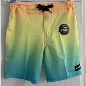 *NWT* Boys Hurley First Light Ombre Swim Boardshorts - Size 7